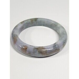 Grey Lavender Jade Bangle 67mm Multi-Color